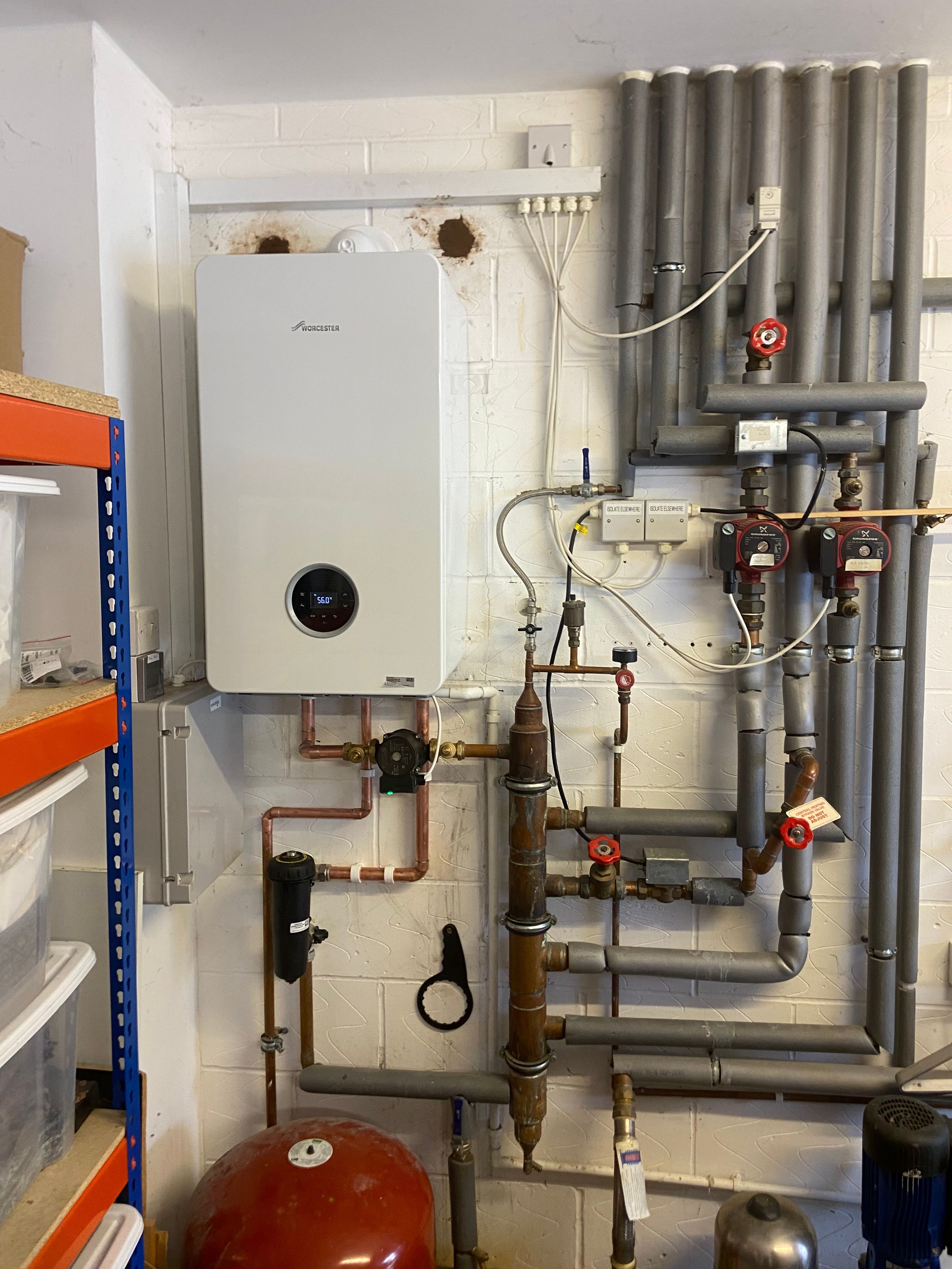 Progress Plumbing Ltd at work